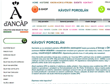 Tablet Screenshot of ancap.cz